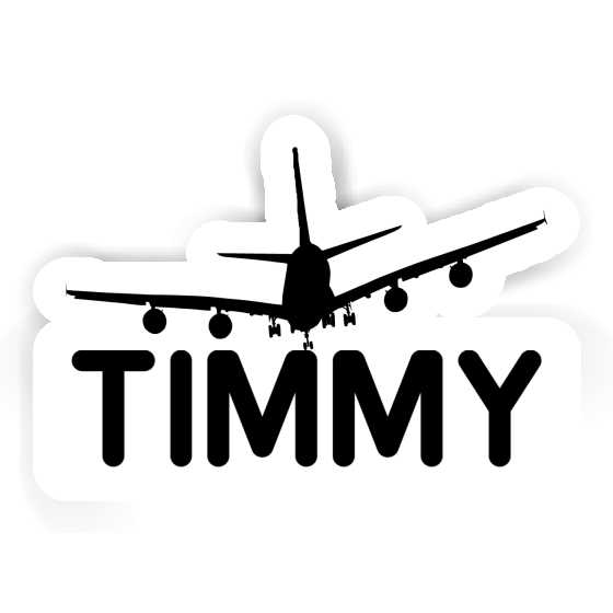 Timmy Sticker Flugzeug Image