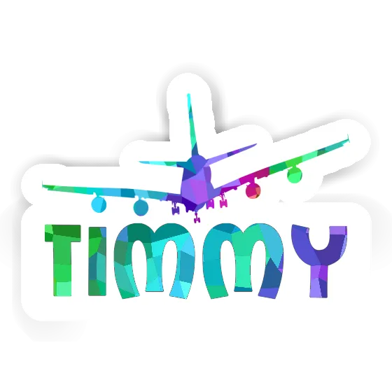 Aufkleber Flugzeug Timmy Notebook Image