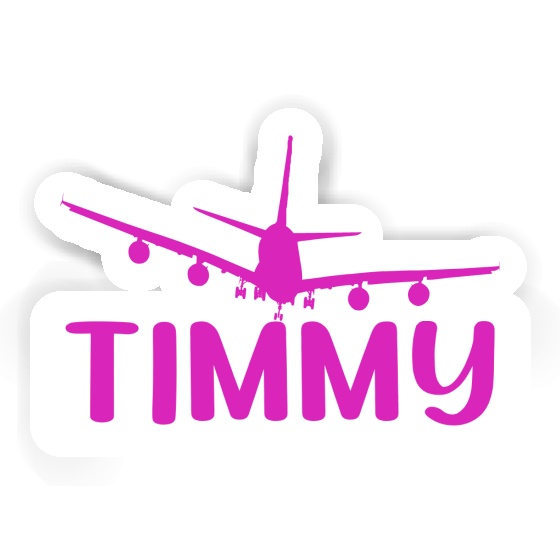 Timmy Sticker Airplane Notebook Image