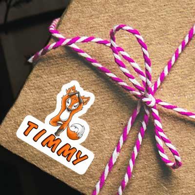 Autocollant Timmy Yoga Renard Gift package Image