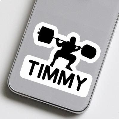 Gewichtheber Sticker Timmy Notebook Image