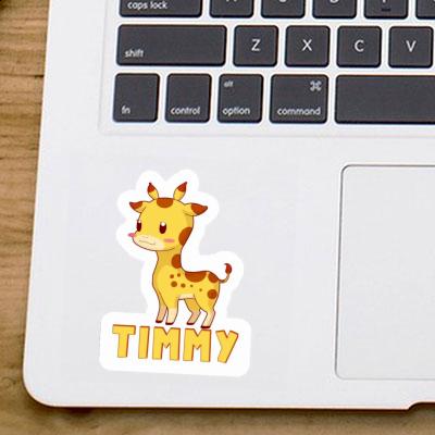 Giraffe Sticker Timmy Notebook Image