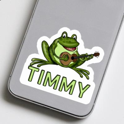 Sticker Gitarrenfrosch Timmy Notebook Image