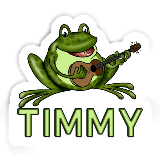 Sticker Gitarrenfrosch Timmy Image