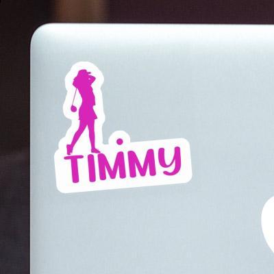 Timmy Sticker Golfer Notebook Image