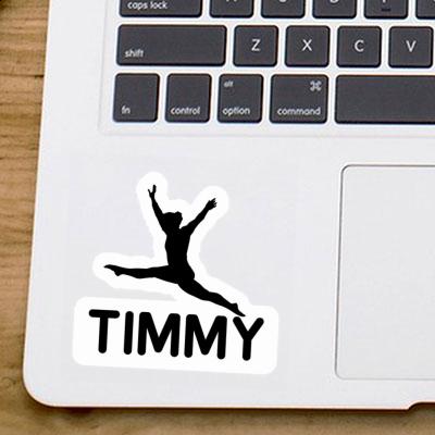 Timmy Sticker Gymnast Laptop Image