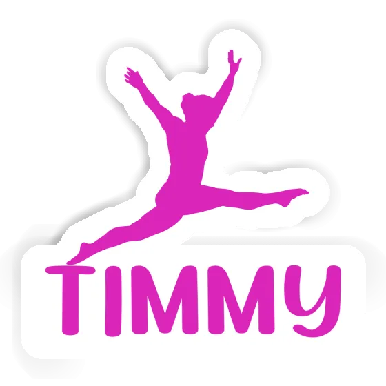 Timmy Sticker Gymnast Notebook Image