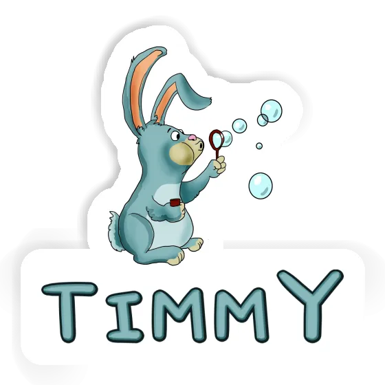 Timmy Autocollant Lapin Laptop Image