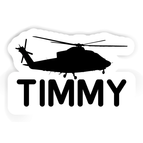 Sticker Helicopter Timmy Notebook Image