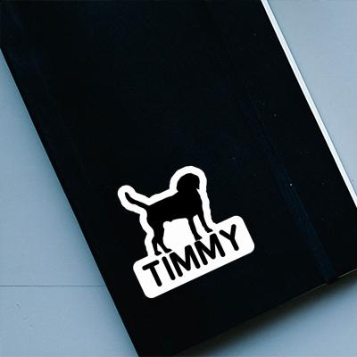 Sticker Hund Timmy Notebook Image