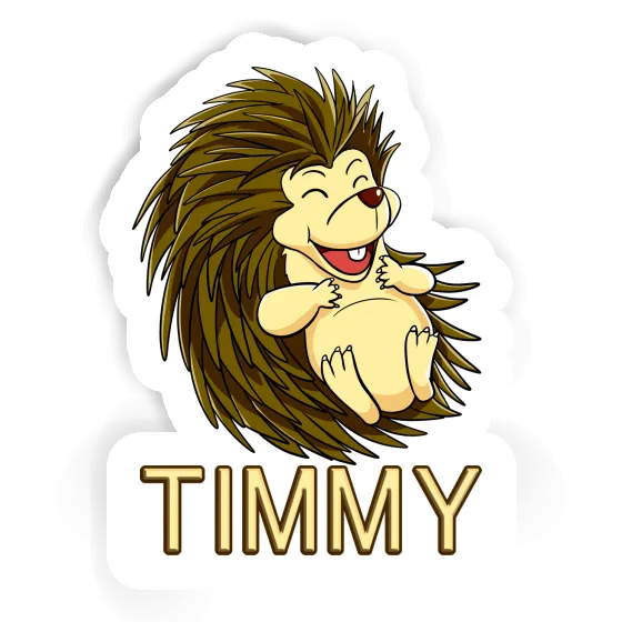 Timmy Sticker Hedgehog Notebook Image