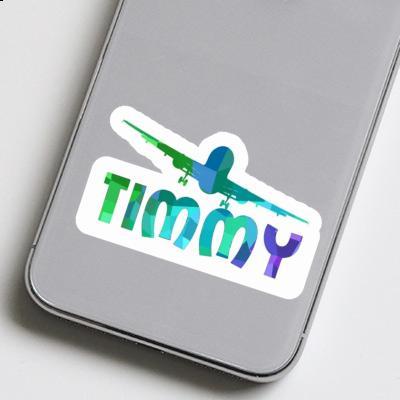 Sticker Airplane Timmy Notebook Image