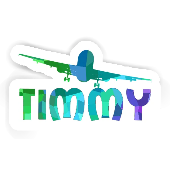 Sticker Airplane Timmy Image