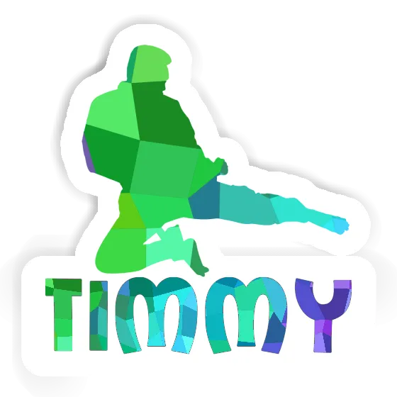 Sticker Timmy Karateka Laptop Image