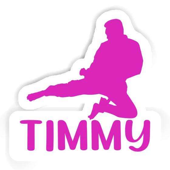 Karateka Sticker Timmy Notebook Image