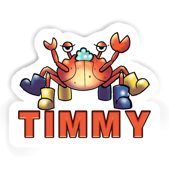 Sticker Timmy Crab Laptop Image