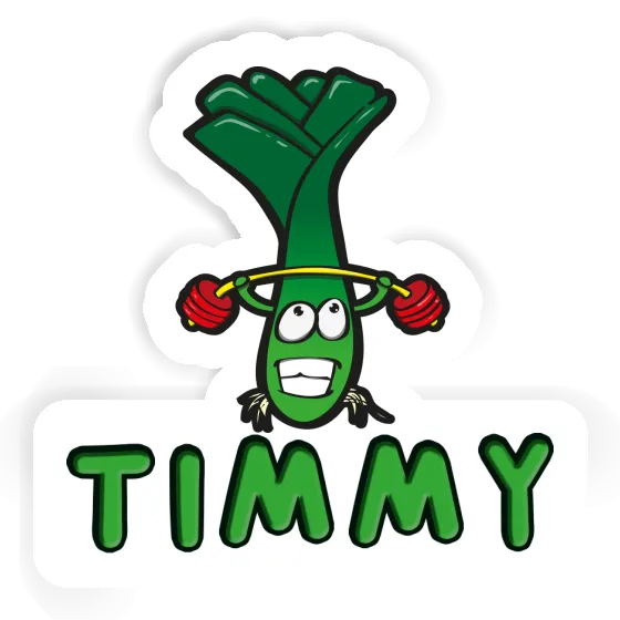 Weightlifter Sticker Timmy Image