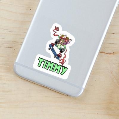 Skateboarder Sticker Timmy Laptop Image