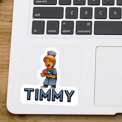 Krankenschwester Sticker Timmy Notebook Image