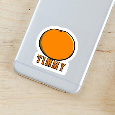 Autocollant Orange Timmy Notebook Image