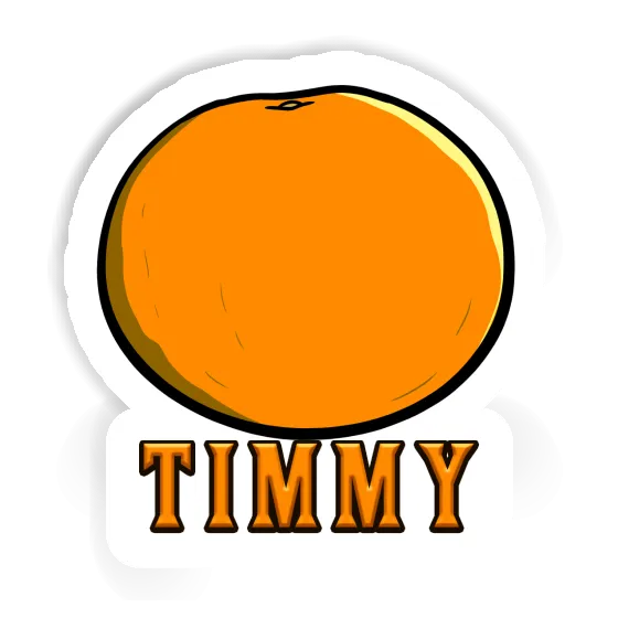 Autocollant Orange Timmy Notebook Image