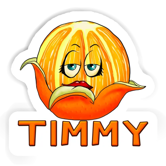 Orange Sticker Timmy Notebook Image