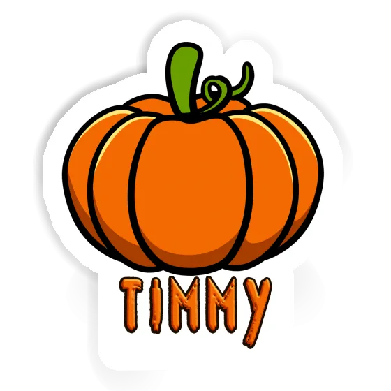 Sticker Timmy Pumpkin Laptop Image