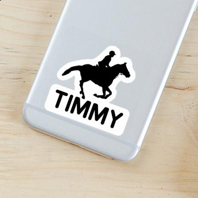 Sticker Horse Rider Timmy Laptop Image