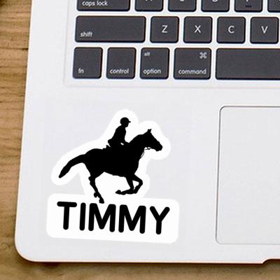 Sticker Horse Rider Timmy Notebook Image