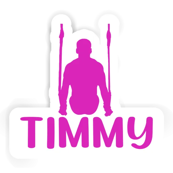 Autocollant Timmy Gymnaste aux anneaux Gift package Image