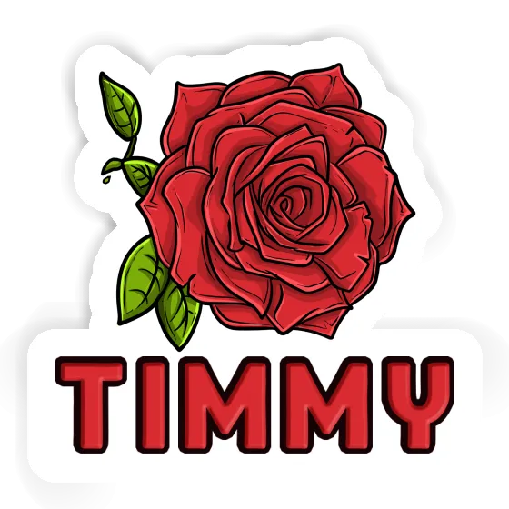 Sticker Timmy Rose blossom Notebook Image