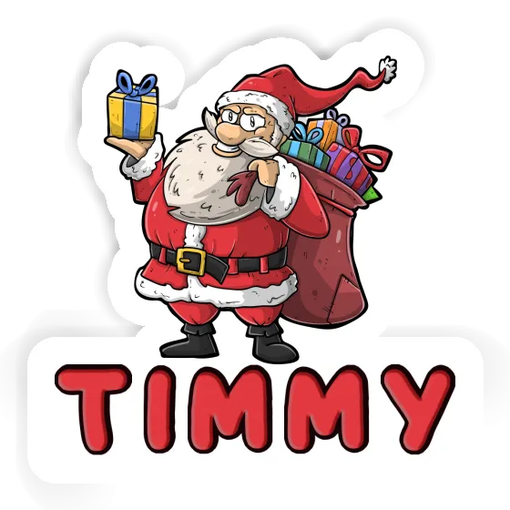 Aufkleber Weihnachtsmann Timmy Gift package Image