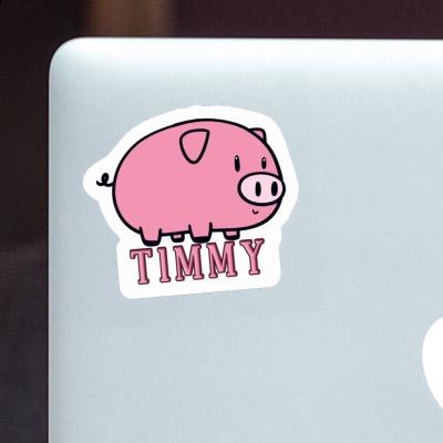 Timmy Autocollant Cochon Laptop Image