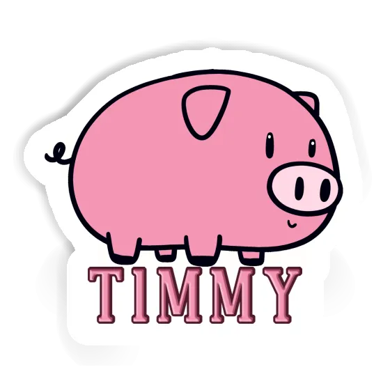 Timmy Aufkleber Schwein Gift package Image