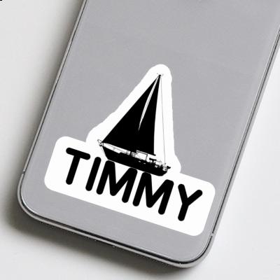 Sailboat Sticker Timmy Notebook Image