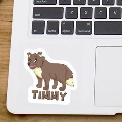 Chien de berger Autocollant Timmy Laptop Image