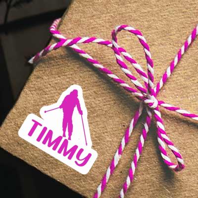 Timmy Autocollant Skieuse Gift package Image