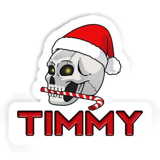 Weihnachtstotenkopf Aufkleber Timmy Image