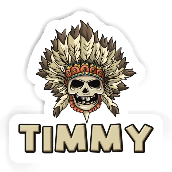 Timmy Sticker Skull Notebook Image