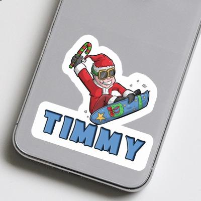 Timmy Sticker Christmas Snowboarder Gift package Image