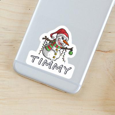 Schneemann Aufkleber Timmy Notebook Image