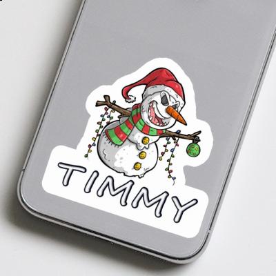 Bonhomme de neige Autocollant Timmy Image