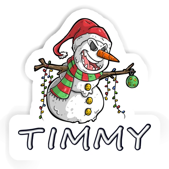 Schneemann Aufkleber Timmy Laptop Image