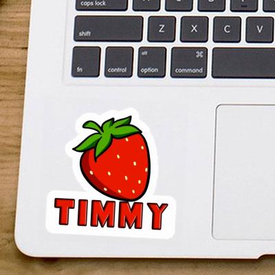 Erdbeere Sticker Timmy Notebook Image