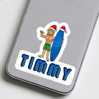 Weihnachtssurfer Aufkleber Timmy Image