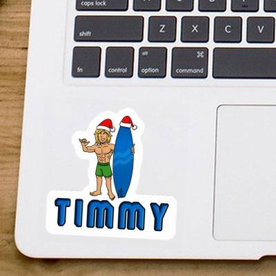 Timmy Sticker Surfer Laptop Image