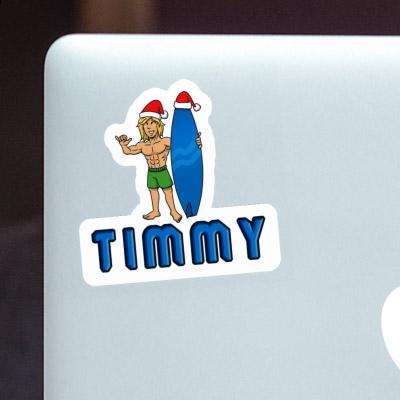 Weihnachtssurfer Aufkleber Timmy Gift package Image