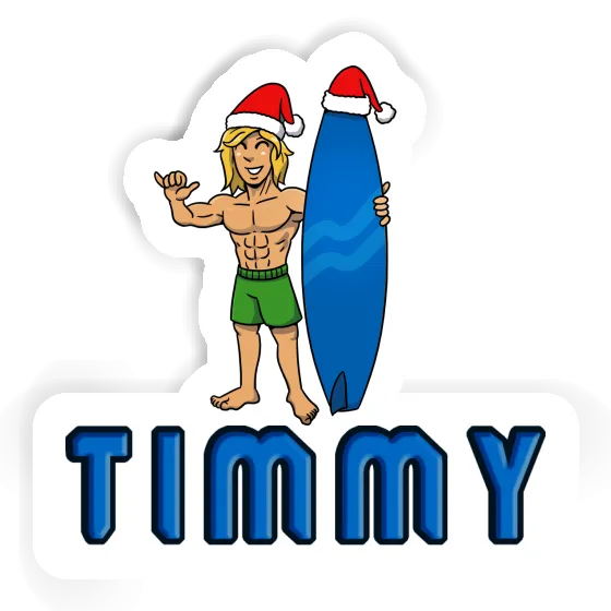 Timmy Sticker Surfer Notebook Image