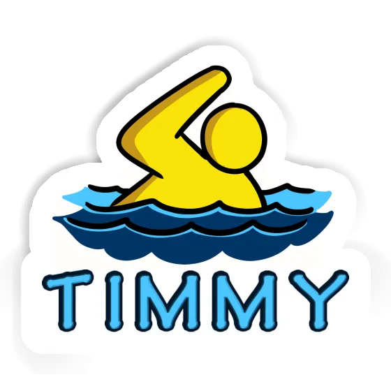 Sticker Swimmer Timmy Laptop Image