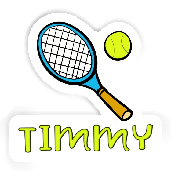 Aufkleber Tennisschläger Timmy Notebook Image